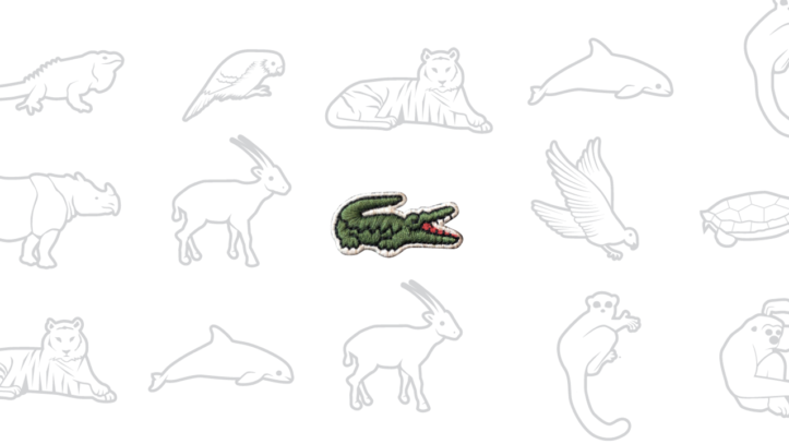 Lacoste substitui crocodilo da marca como forma de protesto aos animais em extincao 723x407